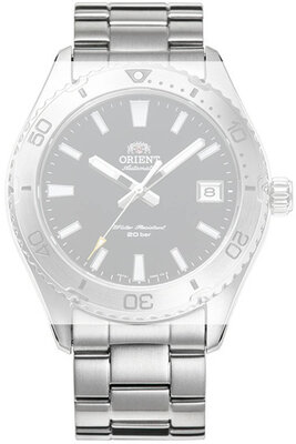 bracelet en acier inoxydable Orient UM025613J0 20mm (pour modèle RA-AC0Q), argenté