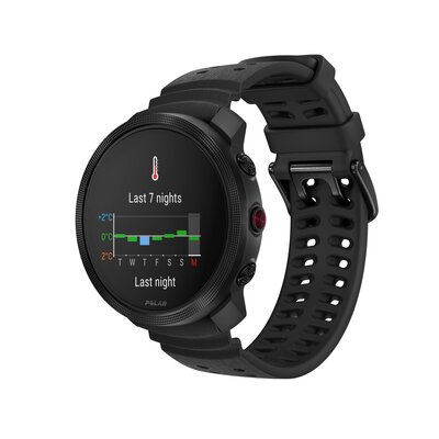 Polar Vantage M3 Night Black, taille S-L