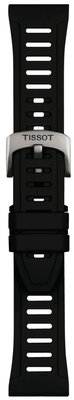 bracelet en silicone Tissot T852.049.249 21mm, noir (taille XS), Quick Release