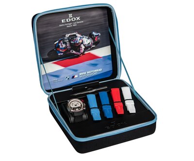 Edox Chronorally Chronograph 45 38003-tinrcanbr BMW Limited Edition 600pcs (+ 4 bracelets de rechange)
