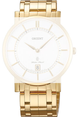bracelet en acier inoxydable Orient PDDRQAA 20mm (pour le modèle GW01), doré