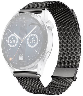 bracelet en acier inoxydable Ricardo Milanese, Gray, magnétique 22mm