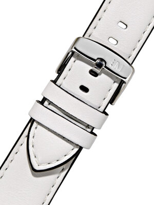 Bracelet en cuir Morellato Croquet 5976C03.017 M, blanc