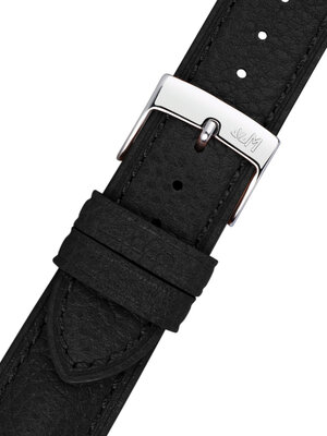 Bracelet en cuir Morellato Hornet 6078E31.019 M, noir