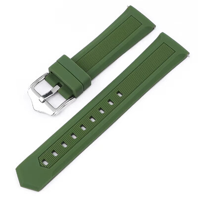 bracelet en silicone Ricardo Lucca, Quick Release, vert