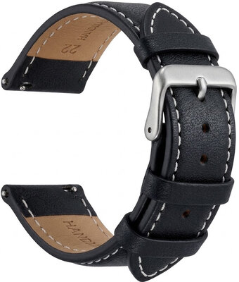 Bracelet en cuir Ricardo Imola, noir V3, Quick Release
