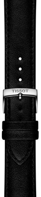 Bracelet en cuir Tissot T852.050.321 20mm, noir, vegan, Quick Release