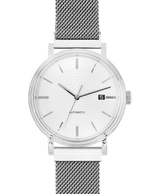 Bracelet en acier Hirsch Milanaise L 30161434-2, argent, magnétique