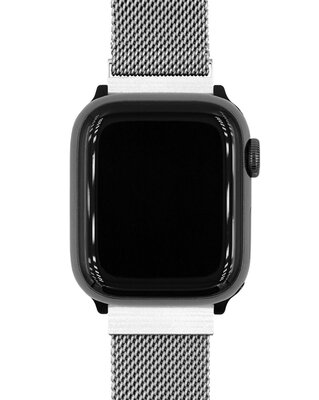 Bracelet en acier Hirsch Milanaise L 30161434-2, argent, magnétique