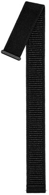 Bracelet textile Hirsch Vocem L 41409050-5, noir, Velcro, longueur L, Quick Release
