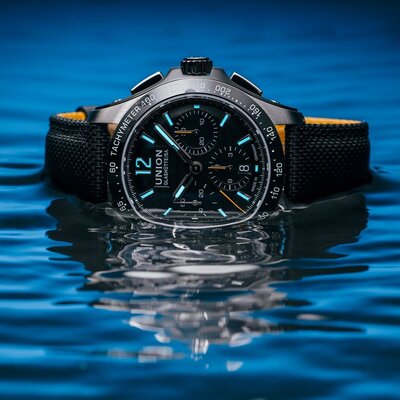 Union Glashütte Belisar Chronograph Sport D014.927.16.057.00 (+ bracelet de rechange)