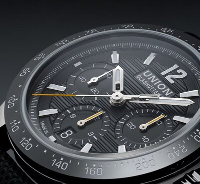 Union Glashütte Belisar Chronograph Sport D014.927.16.057.00 (+ bracelet de rechange)