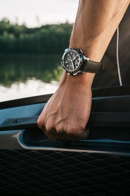 Union Glashütte Belisar Chronograph Sport D014.927.16.057.00 (+ bracelet de rechange)