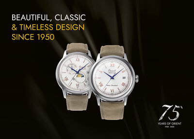 Orient Classic Bambino Automatic RA-AC0027S30B 75th Anniversary Limited Edition 9500pcs (+ bracelet de rechange)