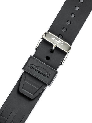 Bracelet en silicone Orient VDEWZSB 24mm (pour le modèley SDA05, SKT00), noir