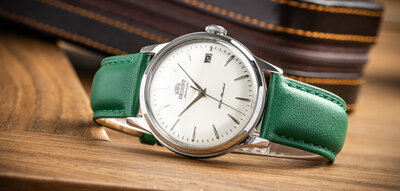 Bracelet en cuir Ricardo Ancona, vert, Quick Release