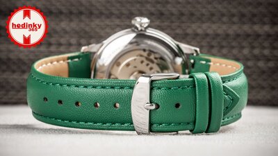 Bracelet en cuir Ricardo Ancona, vert, Quick Release