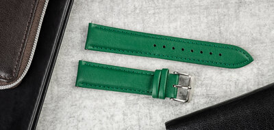 Bracelet en cuir Ricardo Ancona, vert, Quick Release