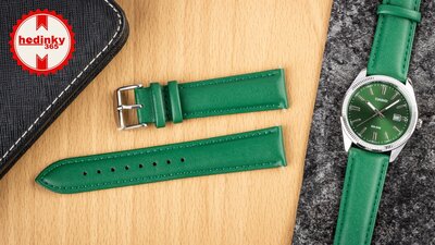 Bracelet en cuir Ricardo Ancona, vert, Quick Release