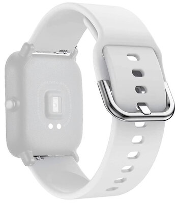 Bracelet en silicone Ricardo 22mm (pro Polar Vantage M2, V3, Grit X), blanc, Quick Release