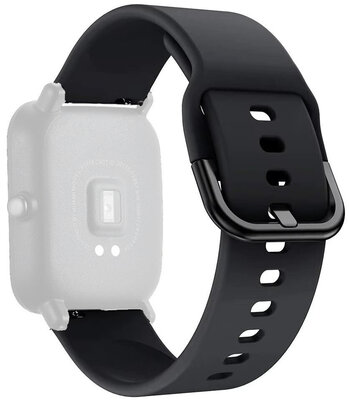 Bracelet en silicone Ricardo 22mm (pro Polar Vantage M2, V3, Grit X), noir, Quick Release