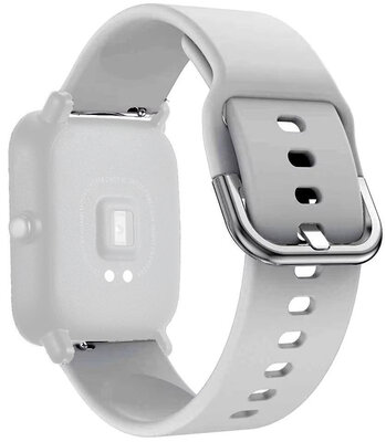 Bracelet en silicone Ricardo 22mm (pro Polar Vantage M2, V3, Grit X), gris, Quick Release