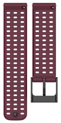 bracelet en silicone Ricardo Alleghe 22mm, Burgundy, Quick Release