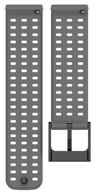 Bracelet en silicone Ricardo Alleghe 22mm, Gray, Quick Release