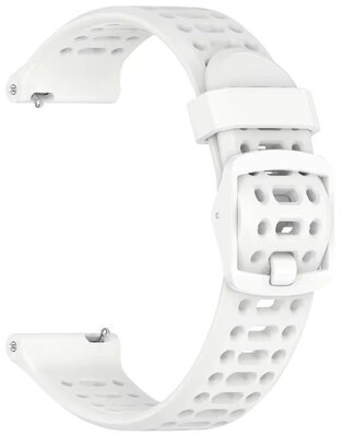 bracelet en silicone Ricardo Pejo 22mm, White, Quick Release