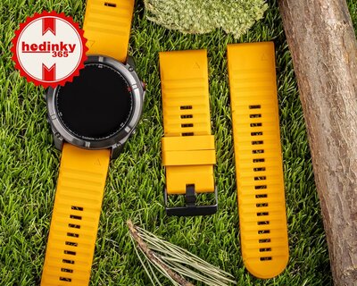 bracelet en silicone Ricardo Livigno 26mm, Orange, QuickFit