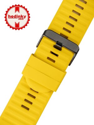 Bracelet en silicone Ricardo Livigno 26mm, Yellow, QuickFit
