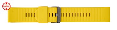 Bracelet en silicone Ricardo Livigno 26mm, Yellow, QuickFit