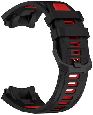 Bracelet en silicone Ricardo Moena (pour Amazfit T-Rex 3), Black/Red