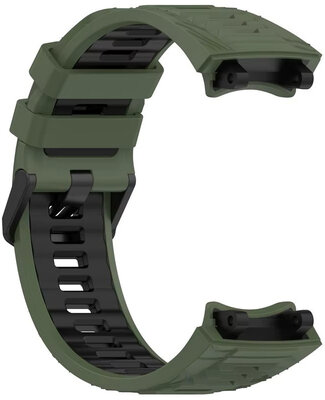 bracelet en silicone Ricardo Moena (pour Amazfit T-Rex 3), Green/Black