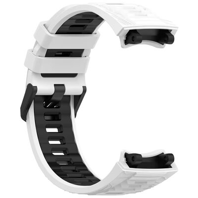 bracelet en silicone Ricardo Moena (pour Amazfit T-Rex 3), White/Black