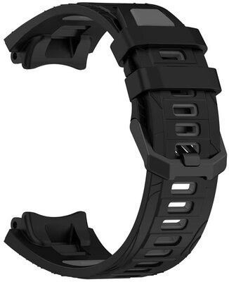 bracelet en silicone Ricardo Moena (pour Amazfit T-Rex 3), Black/Gray