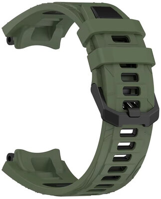 bracelet en silicone Ricardo Moena (pour Amazfit T-Rex 3), Green/Black
