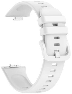 bracelet en silicone Ricardo Lavarone (pour Huawei Watch Fit 3, 4, 4 Pro, 5, 5 Pro), White