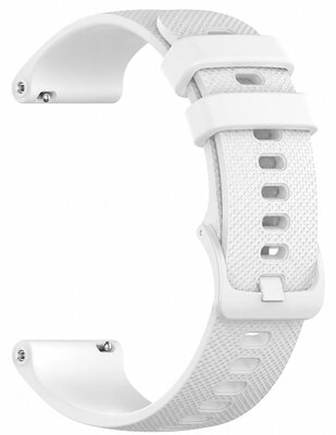 Bracelet en silicone Ricardo Aprica 20mm, Quick Release, White V2