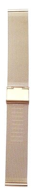 Bracelet en acier inoxydable Ricardo Barletta, or rose, maille milanaise