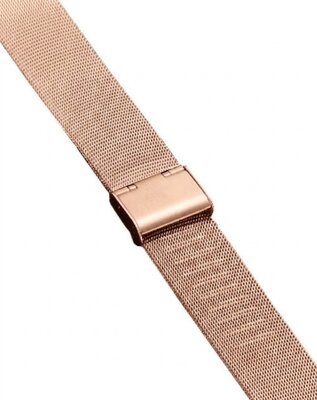 Bracelet en acier inoxydable Ricardo Barletta, or rose, maille milanaise