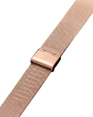 Bracelet en acier inoxydable Ricardo Barletta, or rose, maille milanaise