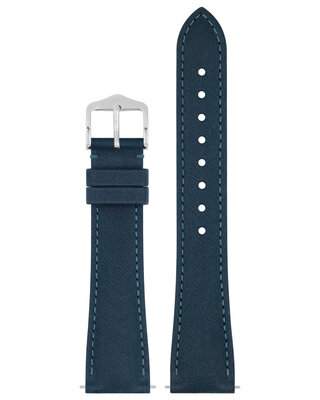 Bracelet naturel Hirsch Fibre Plant M 04299180-2, bleu, fibres naturelles, longueur M, Quick Release Limited Edition