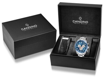 Candino Gents Sport Chronos C4757/B (+ bracelet de rechange)