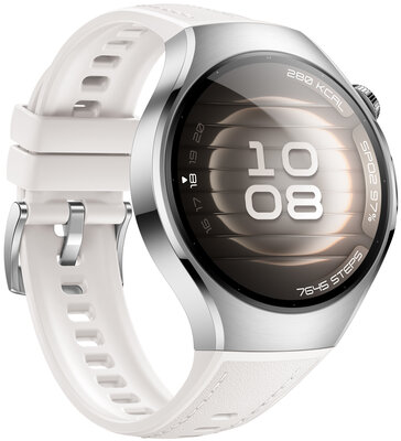 Huawei Watch 5 42mm LTE Silver, White Composite Strap