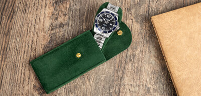 Étui pour montres Ricardo Varese, green