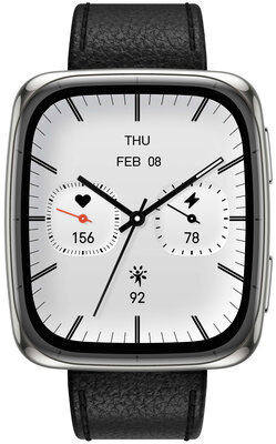 Amazfit Active 2 (Square) Black Leather (+bracelet de rechange)