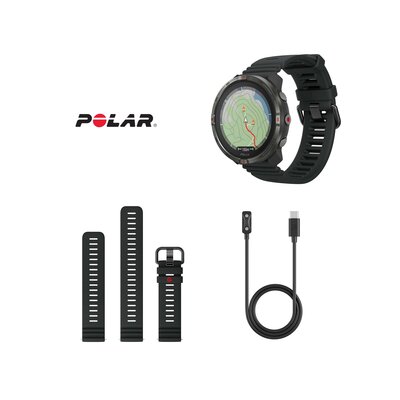 Polar Grit X2 Night Black, taille S-L