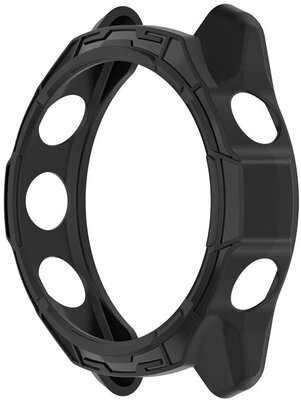 Housse de protection (pour Garmin Forerunner 570, 47mm), silicone, noir