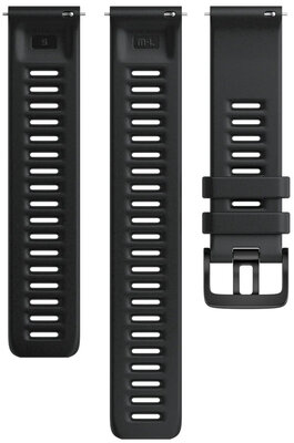 Bracelet en silicone Polar 20mm, noir, taille S, M/L, Quick Release, paiement